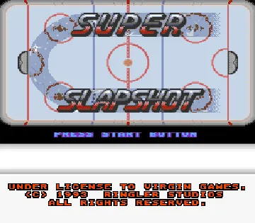 Super Slap Shot (USA) screen shot title